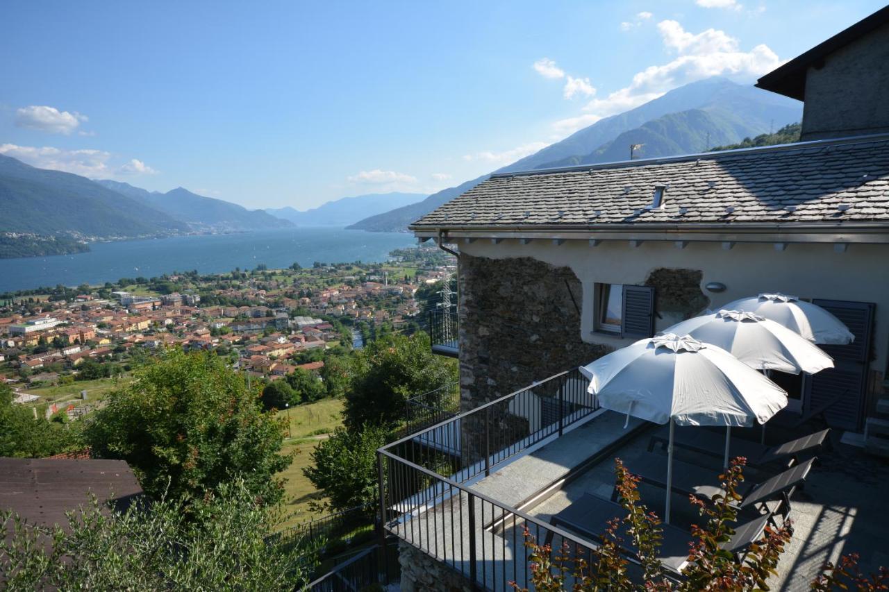 Casa Di Campagna Tony Con Piscina E Vista Lago غْرافيدونا المظهر الخارجي الصورة